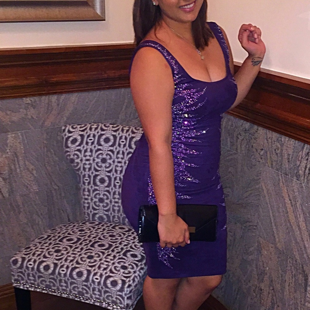 Rhinestone Tank Dress